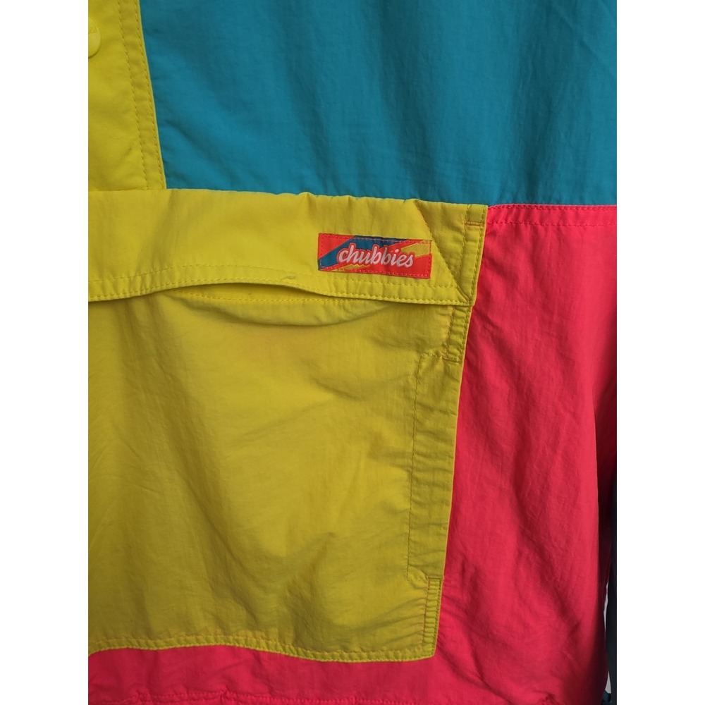 Chubbies Pullover Multi Color Jacket Medium - Picture 2 of 12